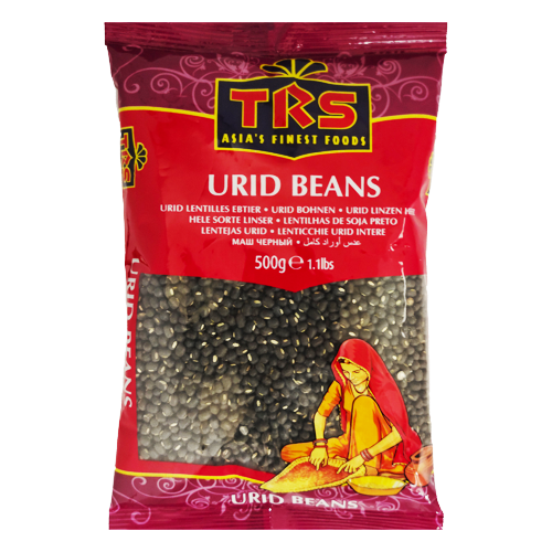 TRS Urad Dal Whole With Skin / Urid Beans (500g)