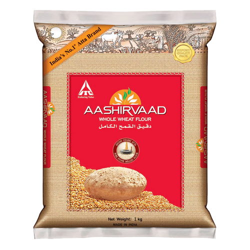 Aashirvaad Whole Wheat Atta (1Kg)