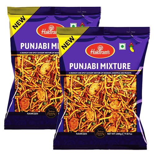 Haldiram's Punjabi Mixture (Bundle of 2 x 280g)