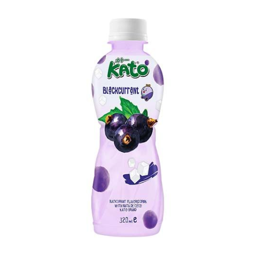 Kato Blackcurrant Juice with Nata de Coco (320ml)