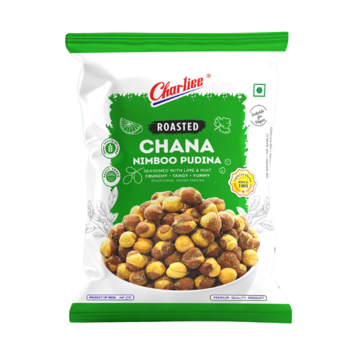 Charliee Roasted Chana Nimboo Pudina / Lemon Mint Flavour (150g)