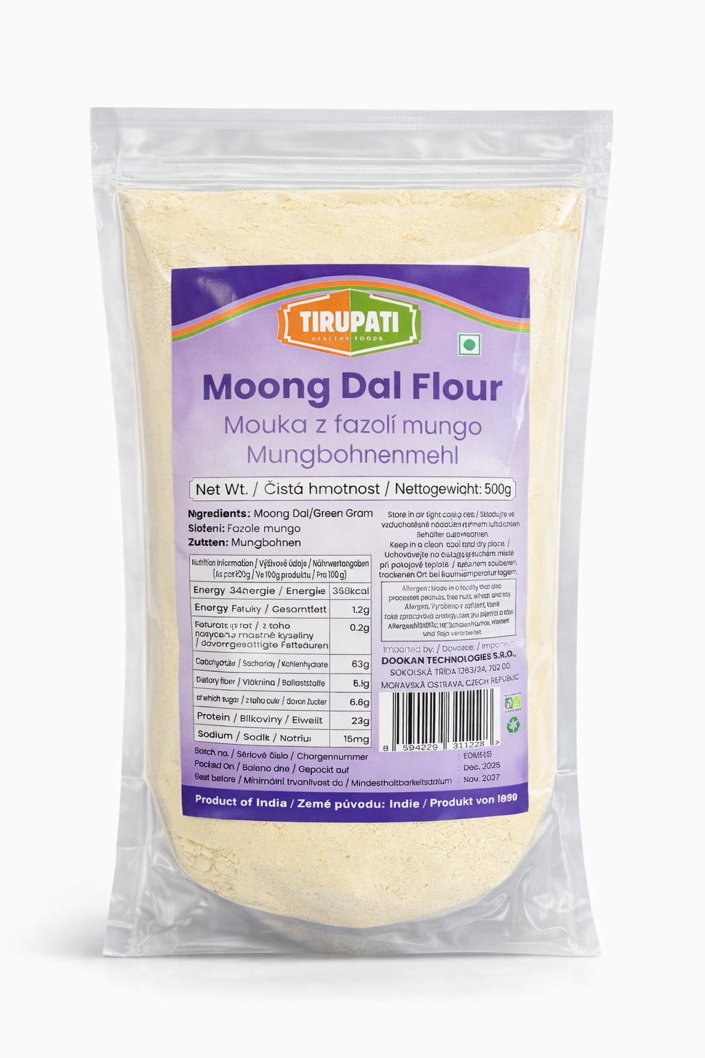 Tirupati Moong Dal Flour (500g)