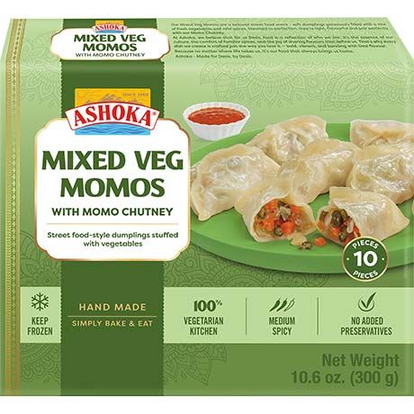 Ashoka Vegetable Momos (300g) - Frozen Item !!