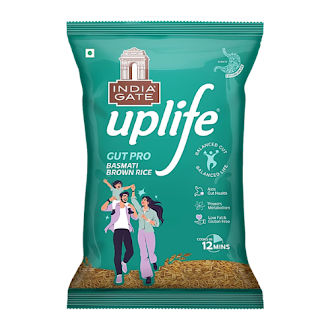 India Gate Up life Gut pro Brown Basmati Rice (1kg)