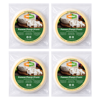 Tirupati Farm Fresh Paneer (Bundle of 4 x 250g)