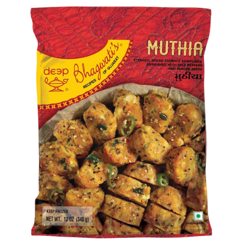 Deep Bhagwatis Muthia (340g) - Frozen Item !!