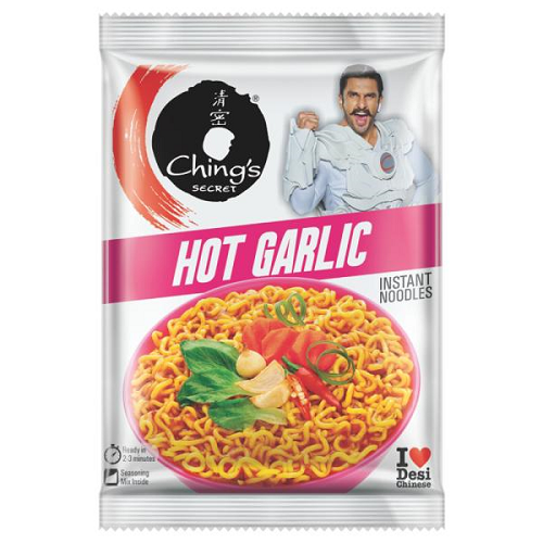 Chings Secret Hot Garlic Instant Noodles (Bundle of 5 x 60g) - Sale Item [BBD: 05 June 2025]
