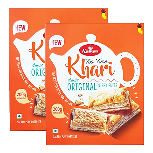 Haldiram's Khari Classic Puff (Bundle of 2 x 200g)