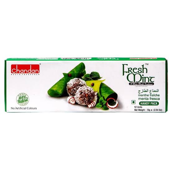 Chandan Fresh Mint Mukhwas / Mouth Freshener (72g) - Sale Item [BBD: 07 August 2026]
