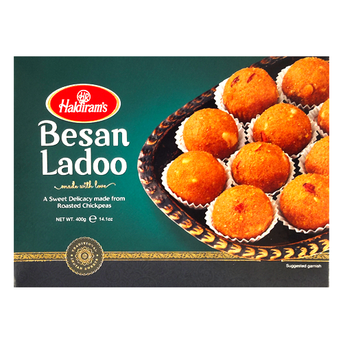 Haldiram's Besan Ladoo (400g) - Sale Item [BBD: 12 October 2026]