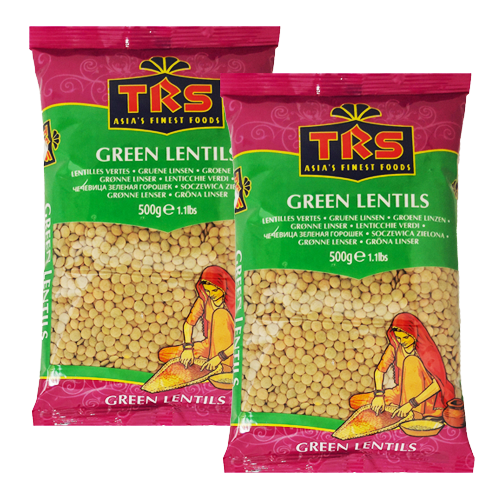 TRS Lentils Green (Bundle of 2 x 500g) - 1kg