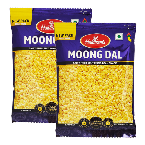Haldiram's Moong Dal Plain (Bundle of 2 x 200g)