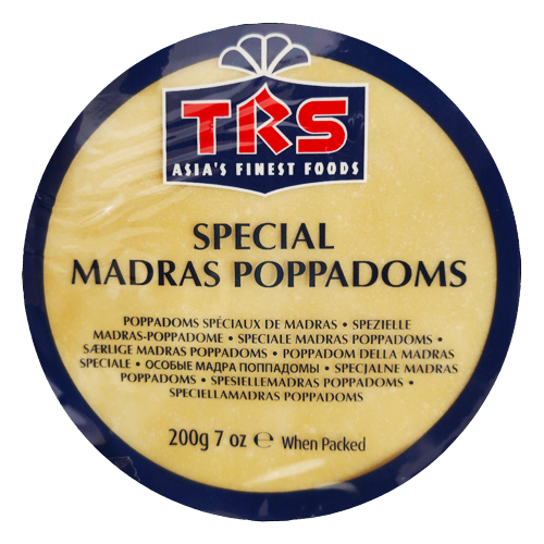 TRS Madras Plain Papadum (200g)