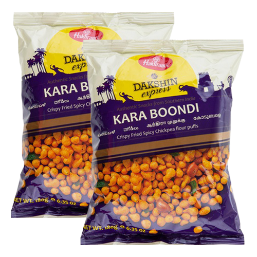 Haldiram's Dakshin Express Kara Boondi (Bundle of 2 x 180g)