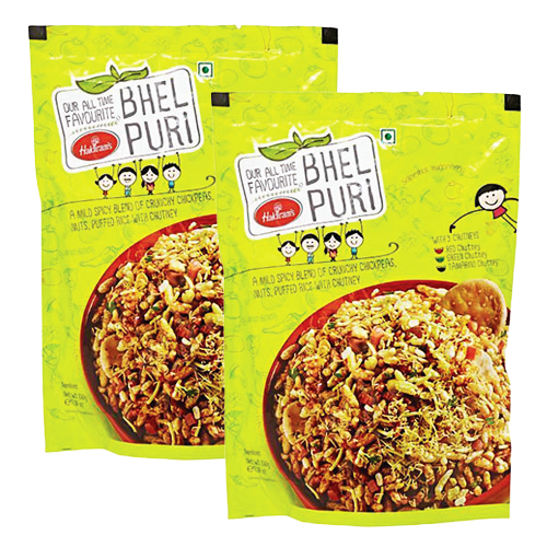 Haldiram's Bhel Puri With Chutney (Bundle of 2 x 200g) - 400g