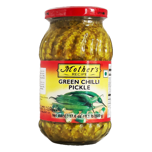 Mother's Recipe Green Chilli Pickle (500g)