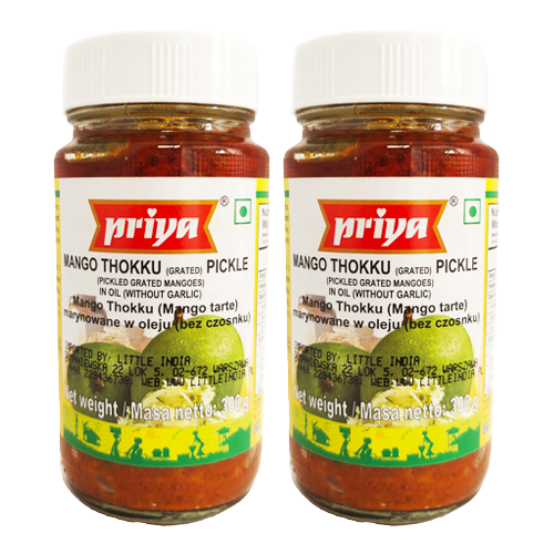 Priya Mango Thokku (grated) Pickle (Bundle of 2 x 300g)