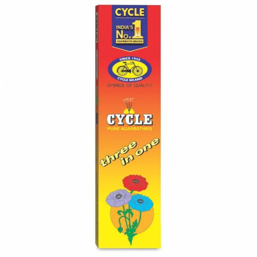 Cycle Three In One Agarbatti / Incense Sticks (15g)