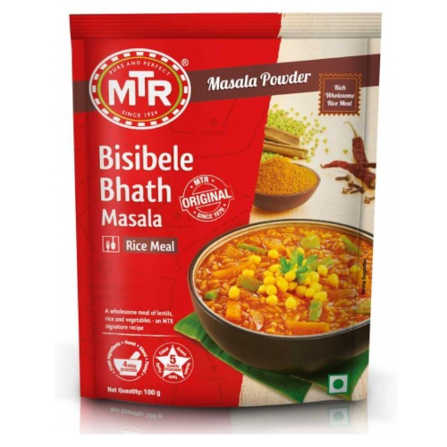 MTR Bisibele Bhath Masala (100g) - Sale Item [BBD: 31 December 2024]