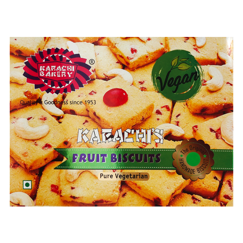 Karachi Bakery Fruit Vegan Biscuits (400g)