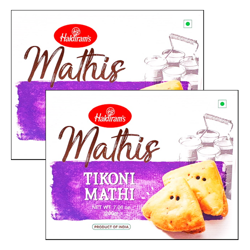 Haldiram's Tikoni Mathi (Bundle of 2 x 200g)