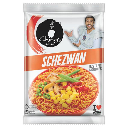 Chings Secret Schezwan Instant Noodles (Bundle of 2 x 60g)