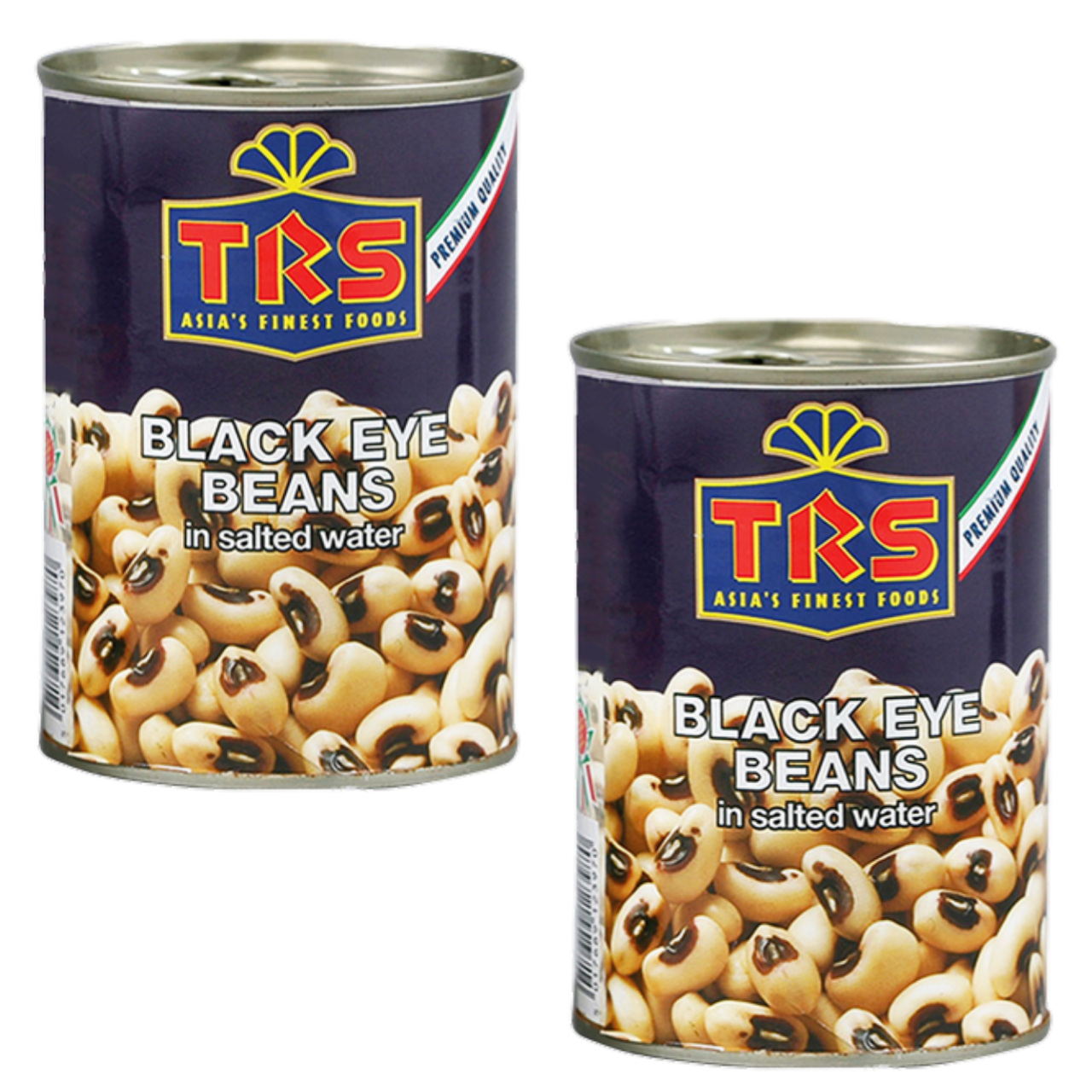 TRS Canned Black Eye Beans Tin (Bundle of 2 x 400g) - 800g