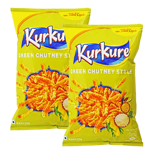 Kurkure Green Chutney Rajasthani Style (Bundle of 2 x 90g) - Sale Item [BBD: 30 October 2025]