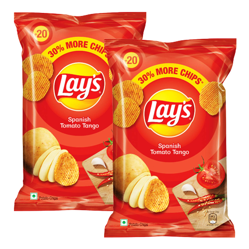 Lay's Spanish Tomato Tango Crisps (Bundle of 2 x 48 to 52g)