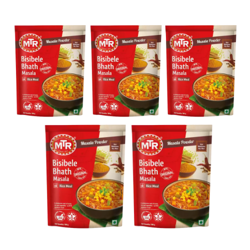 MTR Bisibele Bhath Masala (Bundle of 5 x 100g)
