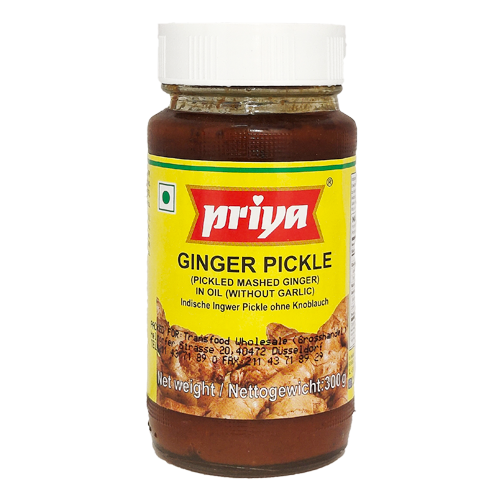 Priya Ginger Pickle without Garlic (300g)