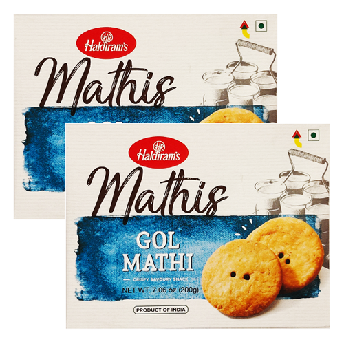 Haldiram's Gol Mathi (Bundle of 2 x 200g)