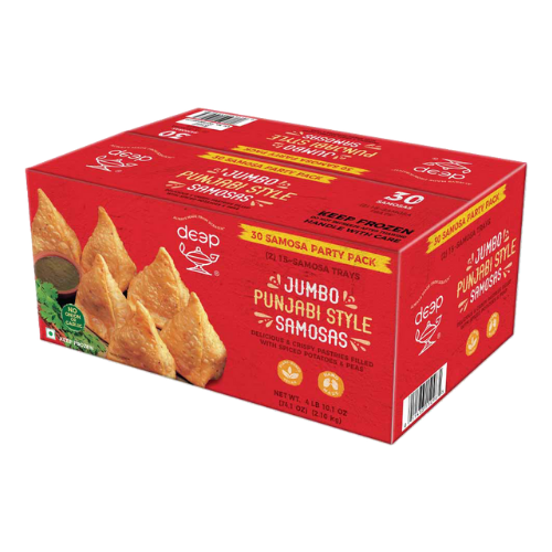 Deep Jumbo Punjabi Samosa (2.1kg) - Frozen Item !!