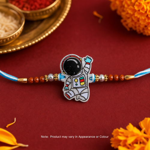 Astronaut Glitter Kids Rakhi (1pc)