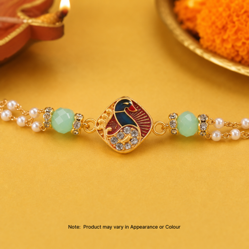 Pearl Chain Lumba Rakhi (1pc)