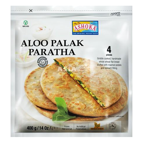Ashoka Aloo Palak Paratha (400g) - Frozen Item !!
