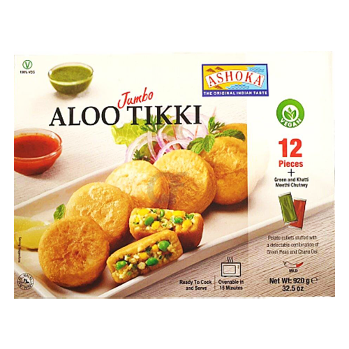Ashoka Aloo Tikki With Chutney (920g) - Frozen Item !!