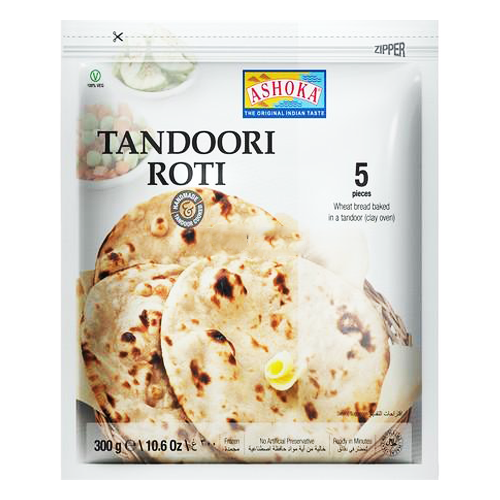Ashoka Tandoori Roti (300g) - Frozen Item !!