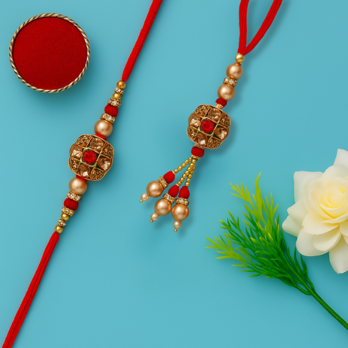 Bhaiya Bhabhi Pearl Radiance Rakhi (9676) (1pc)