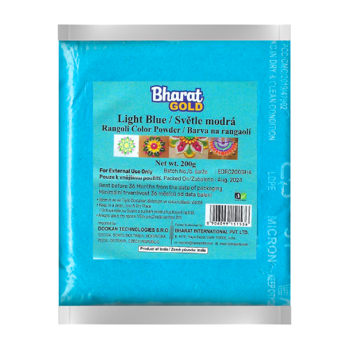 Light Blue Rangoli Colour Powder (200g)
