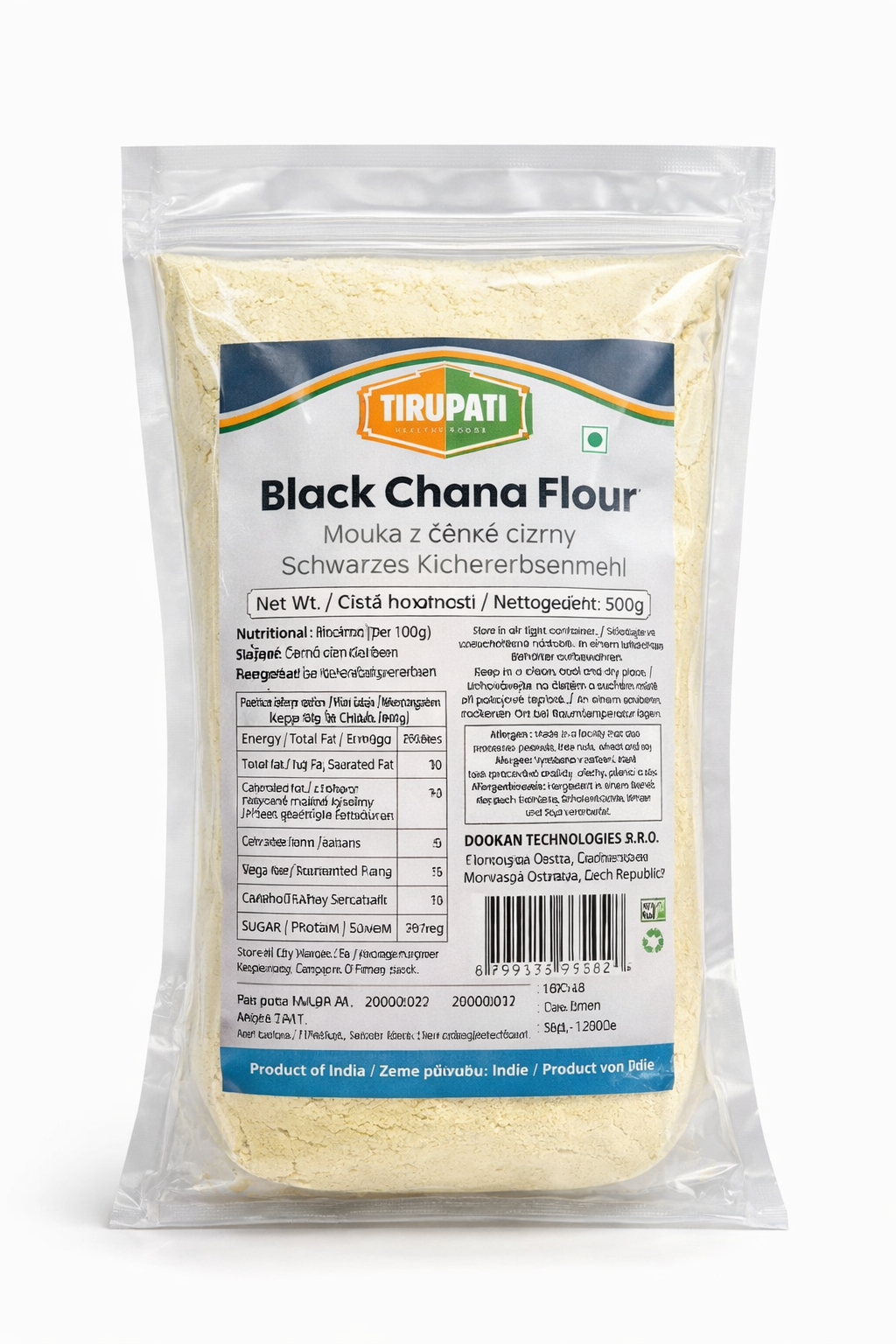 Tirupati Black Chana / Brown Chickpeas Flour (500g)