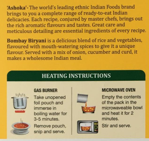 Ashoka Bombay Biryani (280g)