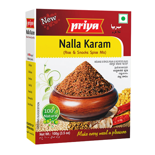 Priya Nalla Karam (100g) - Sale Item [BBD: 3 May 2026]