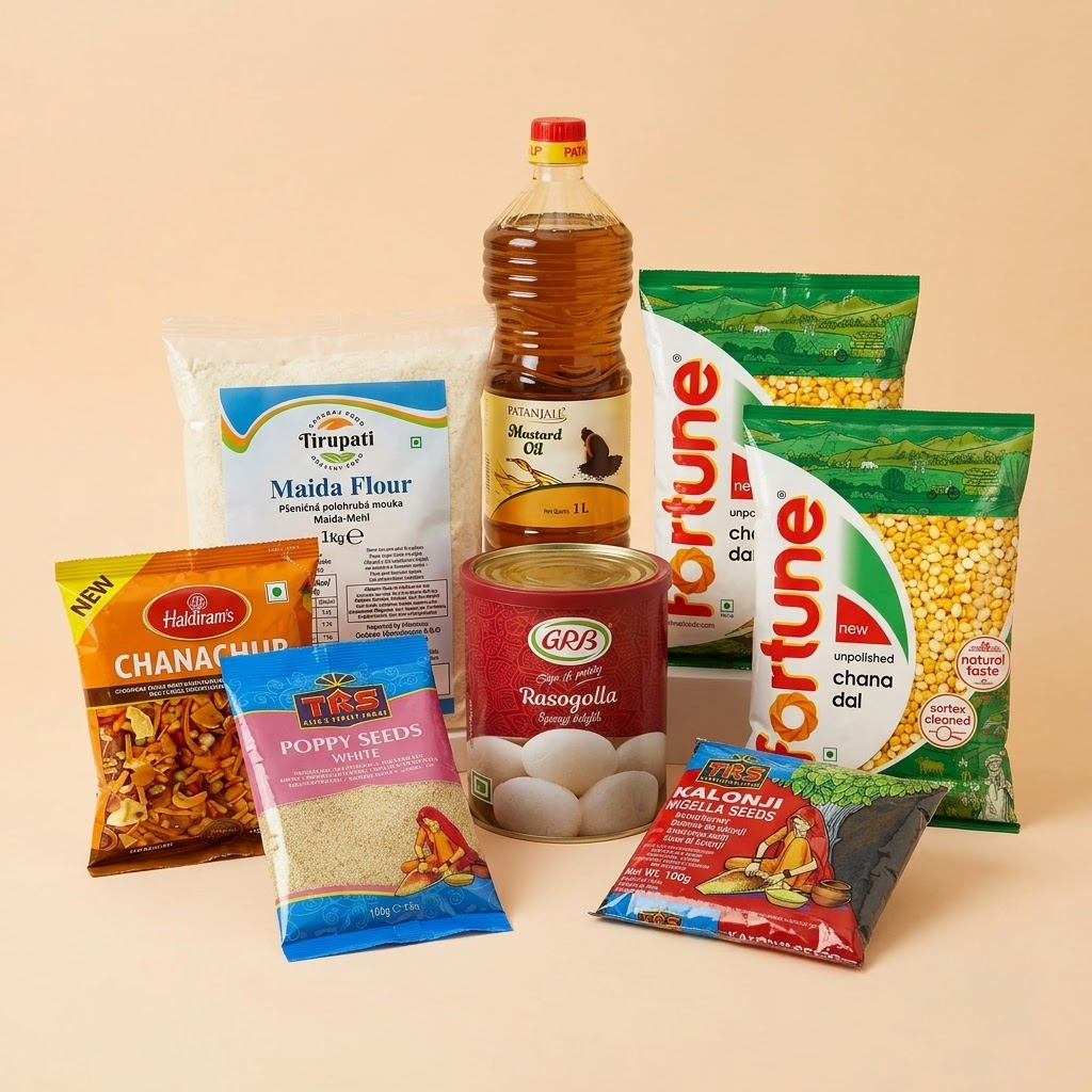 Durga Puja Bhog Box (Luchi · Cholar Dal · Mishti)