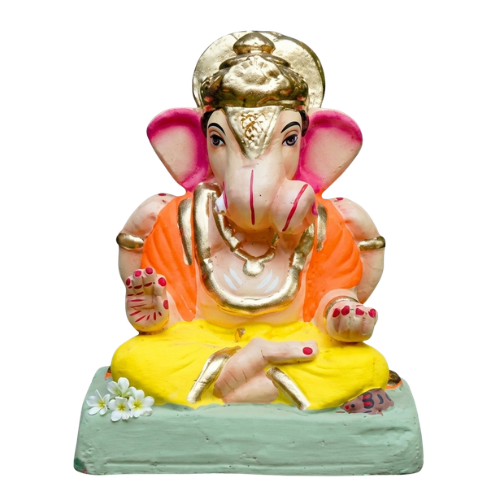 Ganesha Idol Eco-Friendly Clay 8inch -EF44 (1pc)