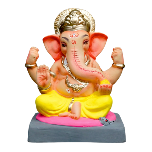 Ganesha Idol Eco-Friendly Clay 8inch -EF61 (1pc)