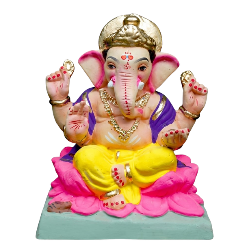 Ganesha Idol Eco-Friendly Clay 10inch -EF99 (1pc)