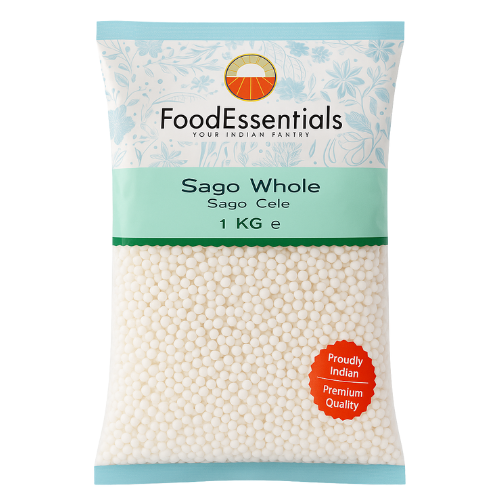 Food Essentials Indian Sago Seeds / Sabudana Medium (1kg)