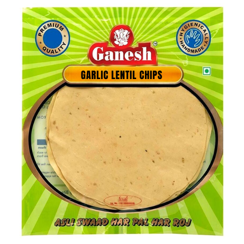 Ganesh Garlic Papad / Papadum (200g) - Sale Item [BBD: 30 June 2026]