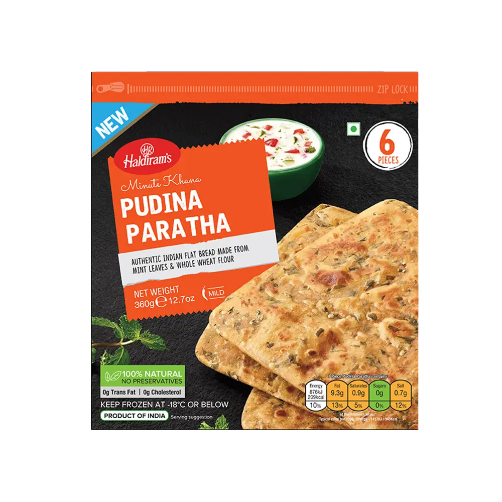 Haldriam's Pudina Paratha (360g) - Frozen Item!!!